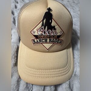 Cowboy Club Tan Trucker Hat